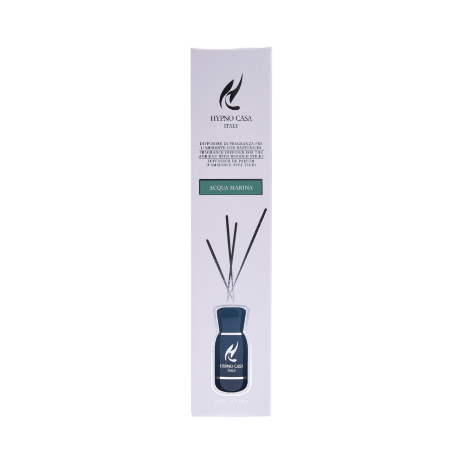 HYPNO CASA - WOODEN STICK REED DIFFUSER ACQUA MARINA