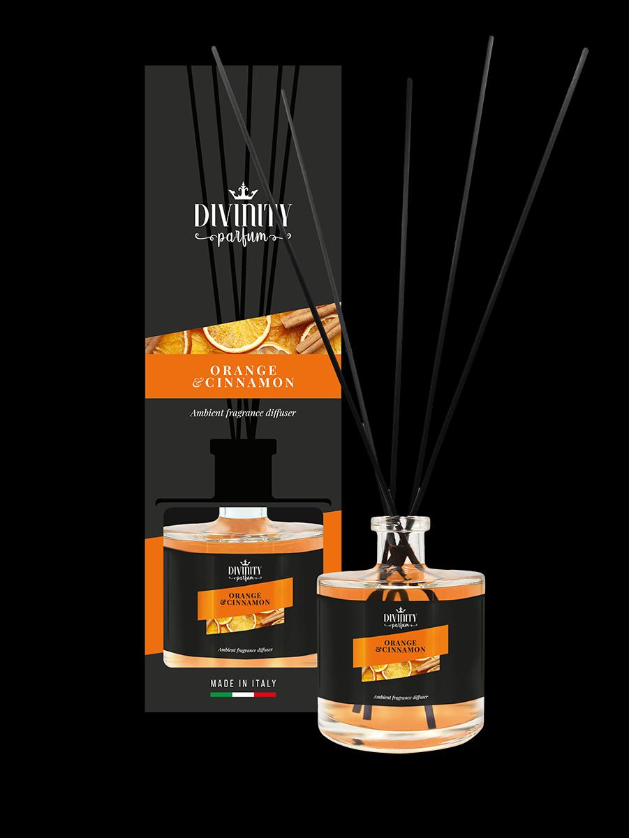 DIVINITY - ORANGE AND CINNAMON REED DIFFUSER